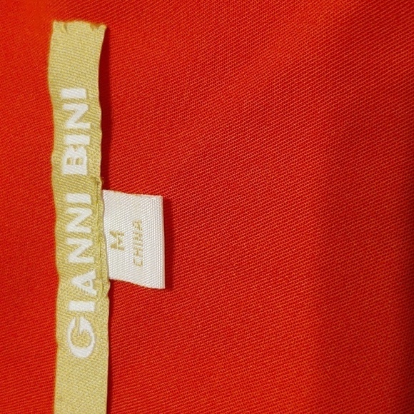 Gianni Bini Women’s Orange Slip Dress - Picture 5 of 5